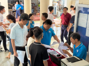 Nhà trường nhận hơn 700 hồ sơ xét tuyển và tổ chức nhập học đợt 1