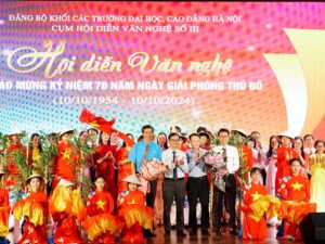 Nhà trường đạt Giải Khuyến khích tại Hội diễn văn nghệ Đảng bộ Khối các trường đại học, cao đẳng Hà Nội (Cụm số III)