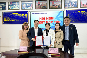 Nhà trường ký kết hợp tác với công ty TNHH Vũ Nguyên BIO