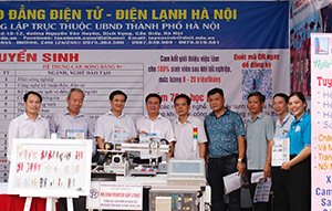 CER tham gia Ngày hội gắn kết giáo dục nghề nghiệp Thủ đô với thị trường lao động năm 2024