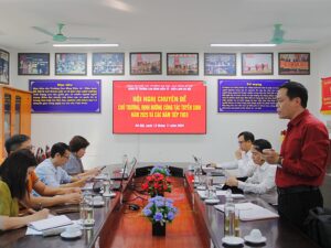 Hội nghị chuyên đề Chủ trương công tác tuyển sinh năm học 2025 và các năm tiếp theo